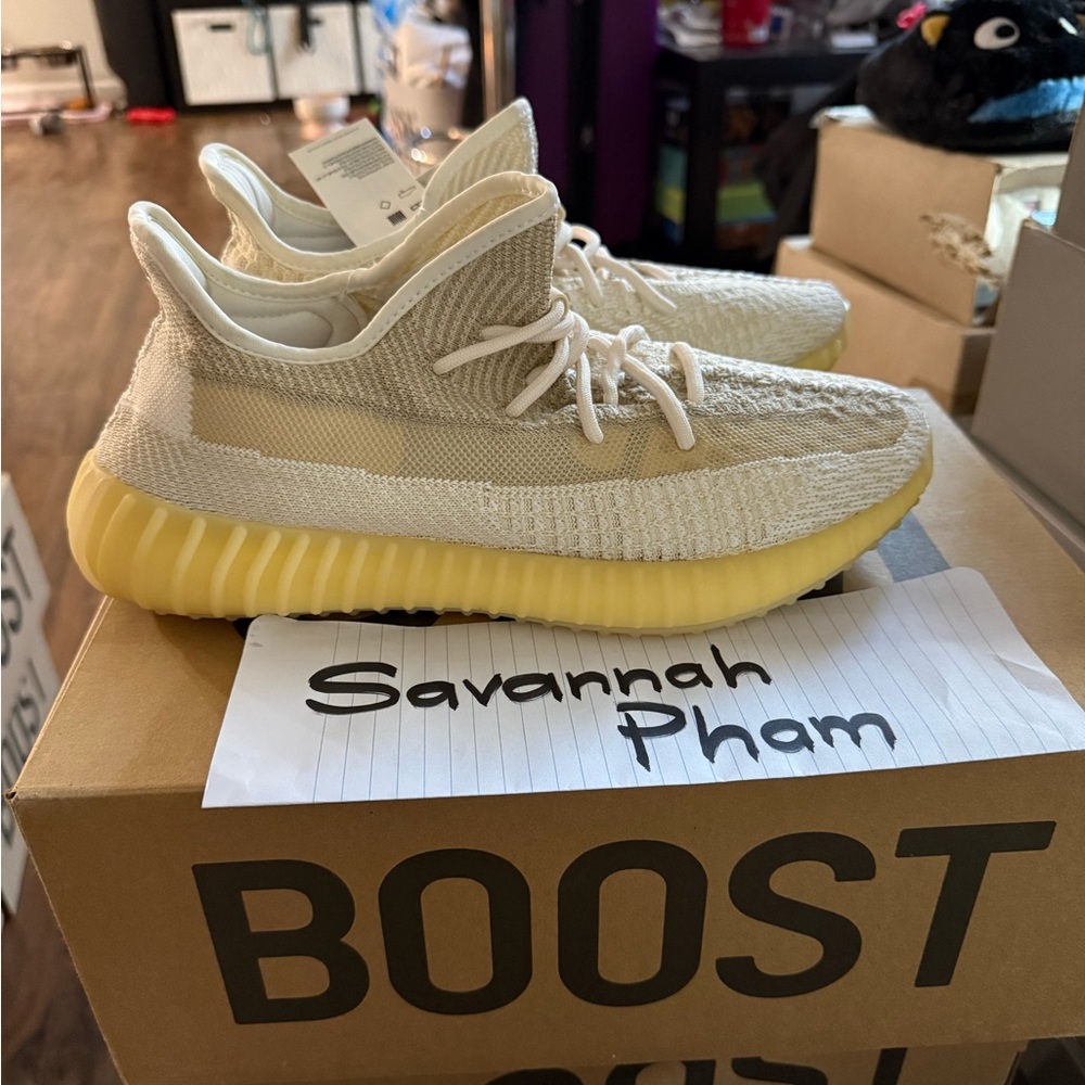 Adidas Yeezy Boost 350 V2 in Cream and Yellow